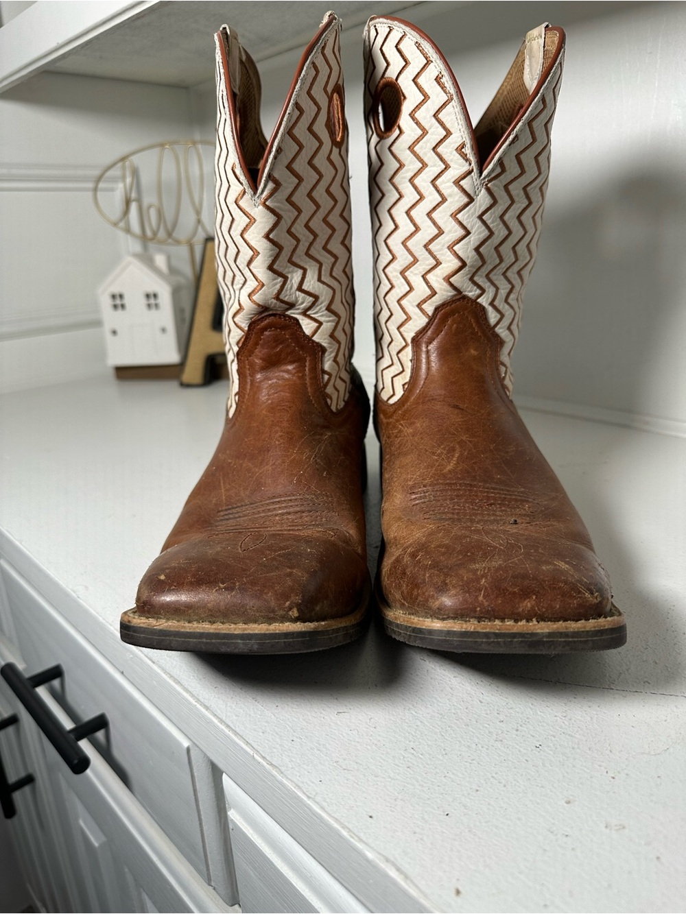 Twisted X Cowboy Work Boots Men's 12D Brown Leather CellStretch Western Boots - Picture 4 of 9